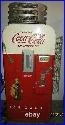 Coca cola coke vintage vending machine vendo v-39