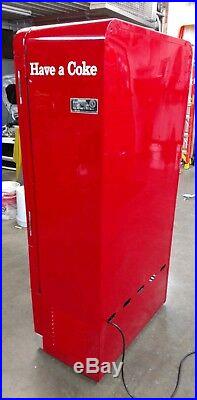 Coca cola machine vendo 110C or 6 case vertical 7/53 Vintage Coca-Cola Machine