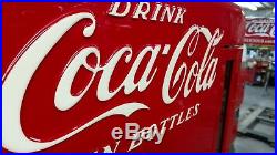 Coca cola machine vendo 110C or 6 case vertical 7/53 Vintage Coca-Cola Machine