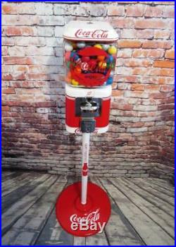 Coca cola memorabilia vintage gumball machine Acorn glass bar decor Coke Gift