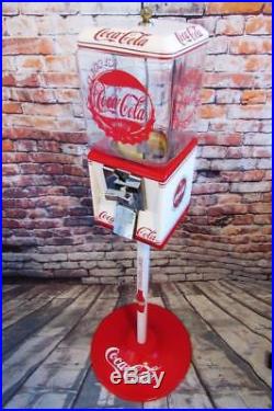 Coca cola vintage candy machine 5 cent coin op Northwestern Coke memorabilia