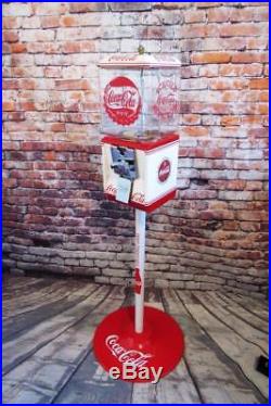 Coca cola vintage candy machine 5 cent coin op Northwestern Coke memorabilia