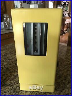 Collectible Vintage 1950s Yellow Kopper King Vending Gum Packages Machine