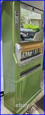 Collectible Vintage MCM National Brand Cigarette Vending Machine Display withKeys