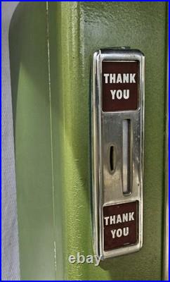 Collectible Vintage MCM National Brand Cigarette Vending Machine Display withKeys