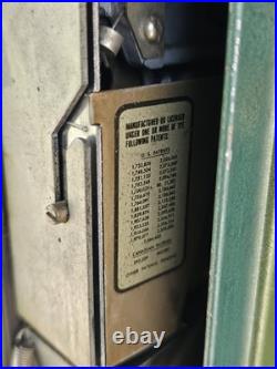 Collectible Vintage MCM National Brand Cigarette Vending Machine Display withKeys