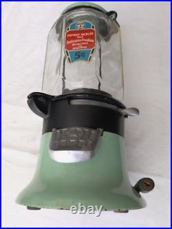 Columbus Vintage Nickel Gumball Vending Machine All Original Ex Cond
