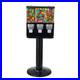 Commercial Vending Machine Triple Compartment Gumball Candy Dispenser