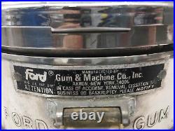 Controversial Vintage Glass Ford Gumball Machine Fund Raiser Retarded Children