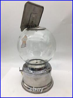 Controversial Vintage Glass Ford Gumball Machine Fund Raiser Retarded Children