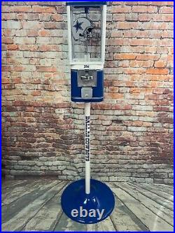 Dallas Cowboys inspired vintage gumball dispenser Acorn candy vending machine