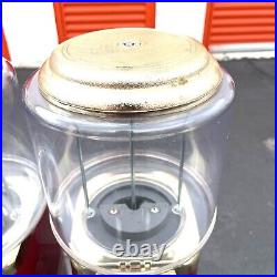 Double Gumball Machine Vintage 25 Cent Bulk Vending Machine Candy Dispenser