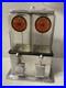 Duplex Log Cabin 1c Peanut-Candy Dispenser 1930s Penny-Antique Vintage-VERY RARE