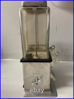 Duplex Log Cabin 1c Peanut-Candy Dispenser 1930s Penny-Antique Vintage-VERY RARE