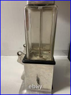 Duplex Log Cabin 1c Peanut-Candy Dispenser 1930s Penny-Antique Vintage-VERY RARE