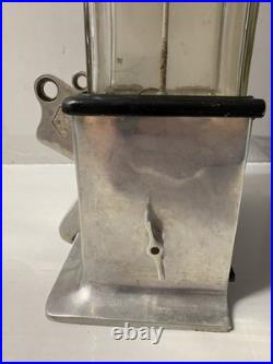 Duplex Log Cabin 1c Peanut-Candy Dispenser 1930s Penny-Antique Vintage-VERY RARE