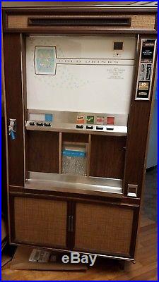EXTREMELY RARE Vintage cold cup soda vending machine for Restoration