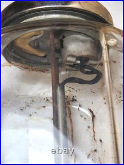 Early Vtg Peerless Get'Em Hot 5 Cent Coin Op Peanut Vending Dispenser Machine