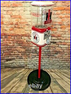 Farmall tractor gumball machine vintage candy dispenser + stand man cave gift