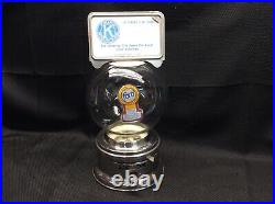 Ford 1 CENT GUMBALL MACHINE Vintage with Glass Globe, Topper, & Decal (218084-1)