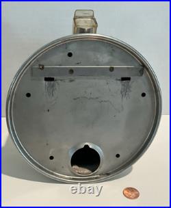 Ford Gum Ball Machine Penny Glass Silver 1 One Cent Globe Excellent Vintage 1940