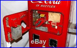 Fully Restored Vintage VMC Model 72 Coca-Cola Vending Machine with Water Fountain