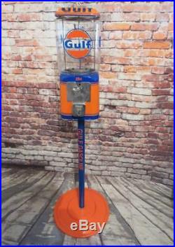 Gulf gas vintage Acorn gumball machine candy machine bar man cave accessories