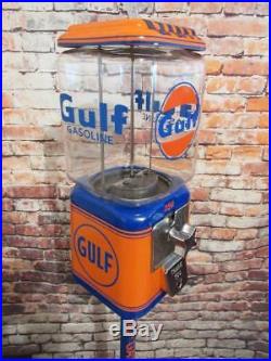 Gulf gas vintage Acorn gumball machine candy machine bar man cave accessories