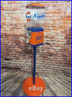 Gulf gas vintage Acorn gumball machine candy machine bar man cave accessories