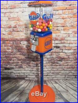 Gulf gas vintage Acorn gumball machine candy machine bar man cave accessories