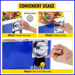 Gumball Machine Coin Bank Vintage Bubble Gum Vending Machine Red Blue Yellow