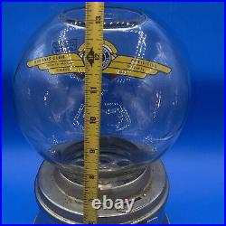 Gumball Machine Ford 1 Cent Vintage Glass Globe 1 penny