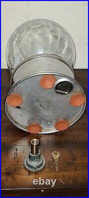 Gumball Machine Ford 1 Cent Vintage Glass Globe 1 penny Machine