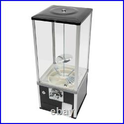 Gumball Machine Vending Coin Bank 4 Coins Invested Vintage Candy Dispenser Black