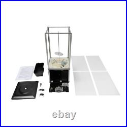 Gumball Machine Vending Coin Bank 4 Coins Invested Vintage Candy Dispenser Black