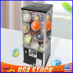 Gumball Machine Vending Coin Bank Vintage Candy Dispenser, Black