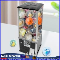 Gumball Machine Vending Coin Bank Vintage Candy Dispenser, Black
