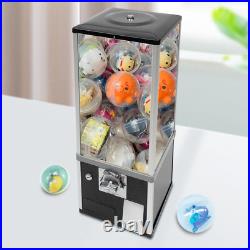 Gumball Machine Vending Coin Bank Vintage Candy Dispenser, Black