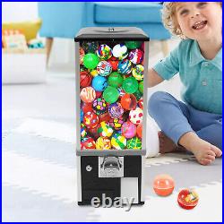 Gumball Machine Vending Coin Bank Vintage Candy Dispenser, Black