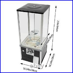 Gumball Machine Vending Coin Bank Vintage Candy Dispenser, Black NEW US