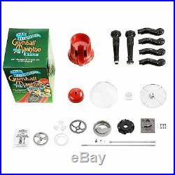Gumball Machine with Stand Vintage Bubble Gum Globe Glass Candy Bank Nuts Coins