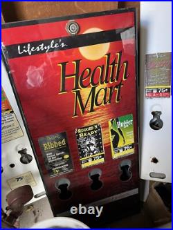 HEALTHMART Vintage 1970s 3 Condom Dispenser Machine Novelty Vending 33 Tall