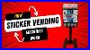 How Vintage Sticker Vending Machines Work