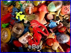 Huge 1500+ Pc Lot Vtg Cracker Jack/gumball/dime Store Charms/prizes/toys 1930-70