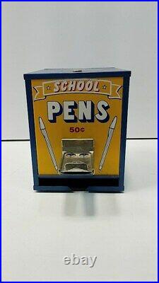 Imperial Blue/Yellow Vintage Pen Vending Machine