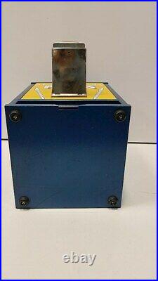 Imperial Blue/Yellow Vintage Pen Vending Machine