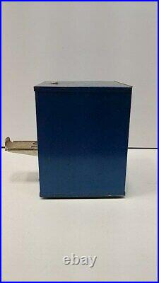 Imperial Blue/Yellow Vintage Pen Vending Machine