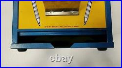 Imperial Blue/Yellow Vintage Pen Vending Machine