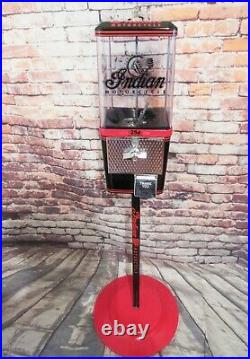 Indian Motorcycle vintage coin op gumball machine M&m dispenser Holiday gift