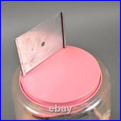 Jaw Teasers Gum Ball Machine Dispenser Rare PINK Vintage